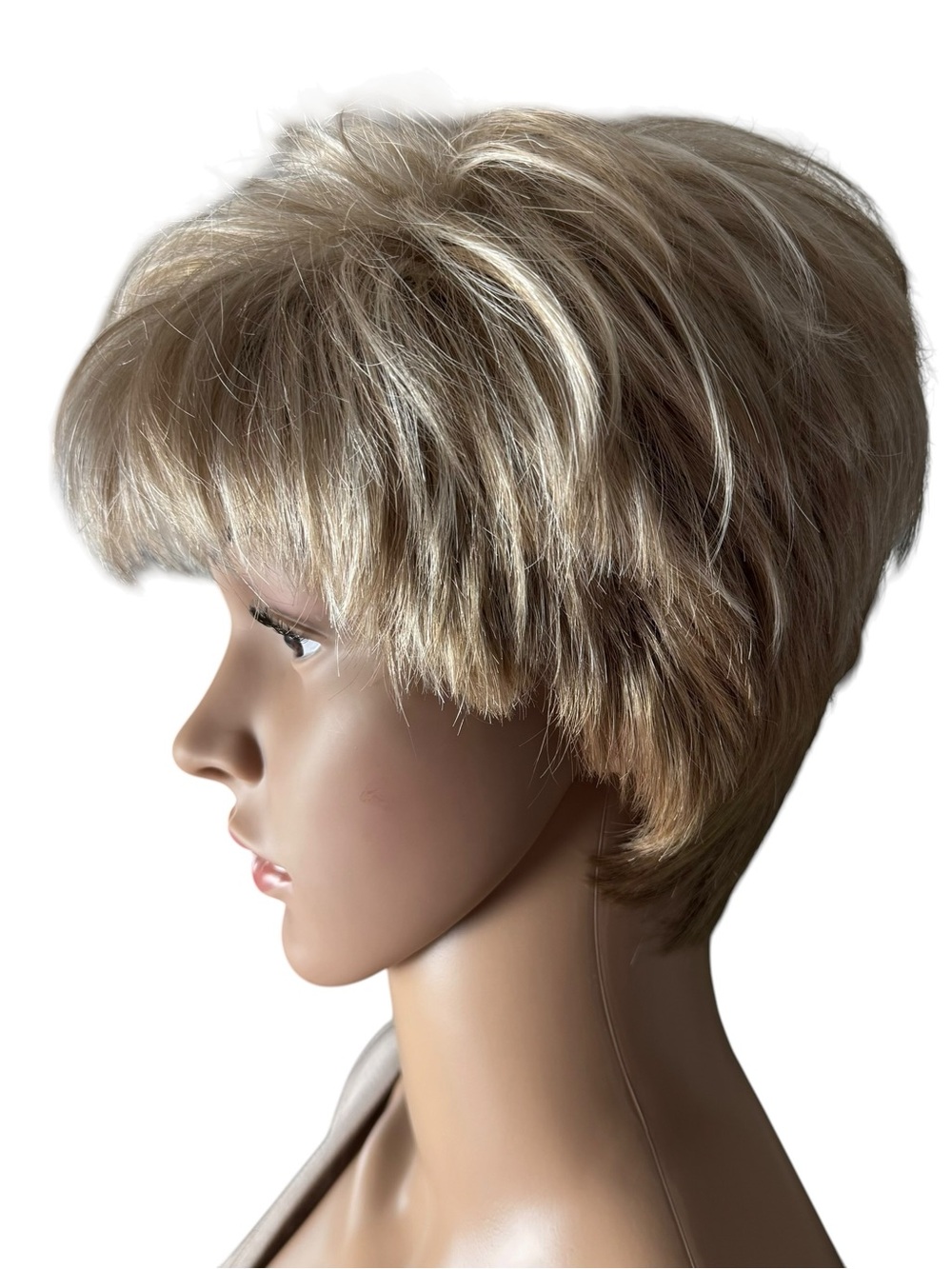Envy Blonde/golden Blonde Short Pixie Wig Average Size - Picture 6 of 13